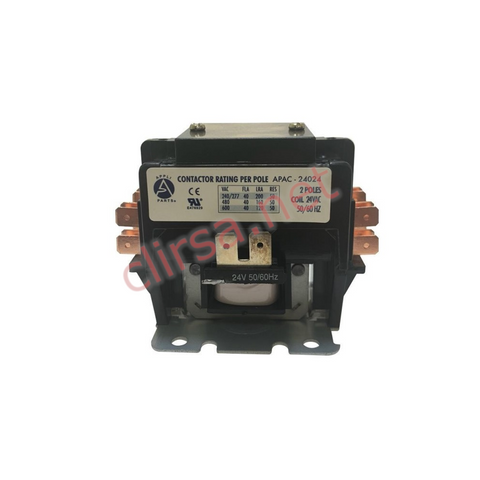 V4300: CONTACTOR 40 AMP 2 POLOS EN BOBINA 24V