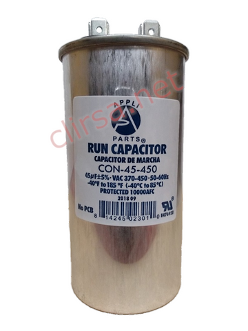 V5605: CAPACITOR DE TRABAJO DE 45 MFD A 370-450 VAC REDONDO